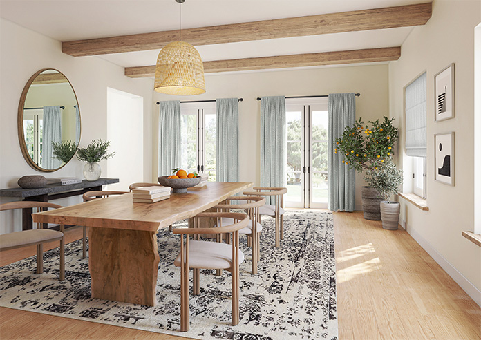 Willow Field, Slate - Made to Measure Curtains - Image 8